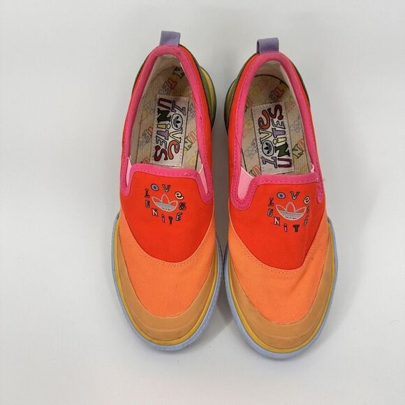 Adidas “Love Unites” Pride Shoes Unisex size 5.5) Retails for‎ $95 Low Sneakers - Picture 6 of 16